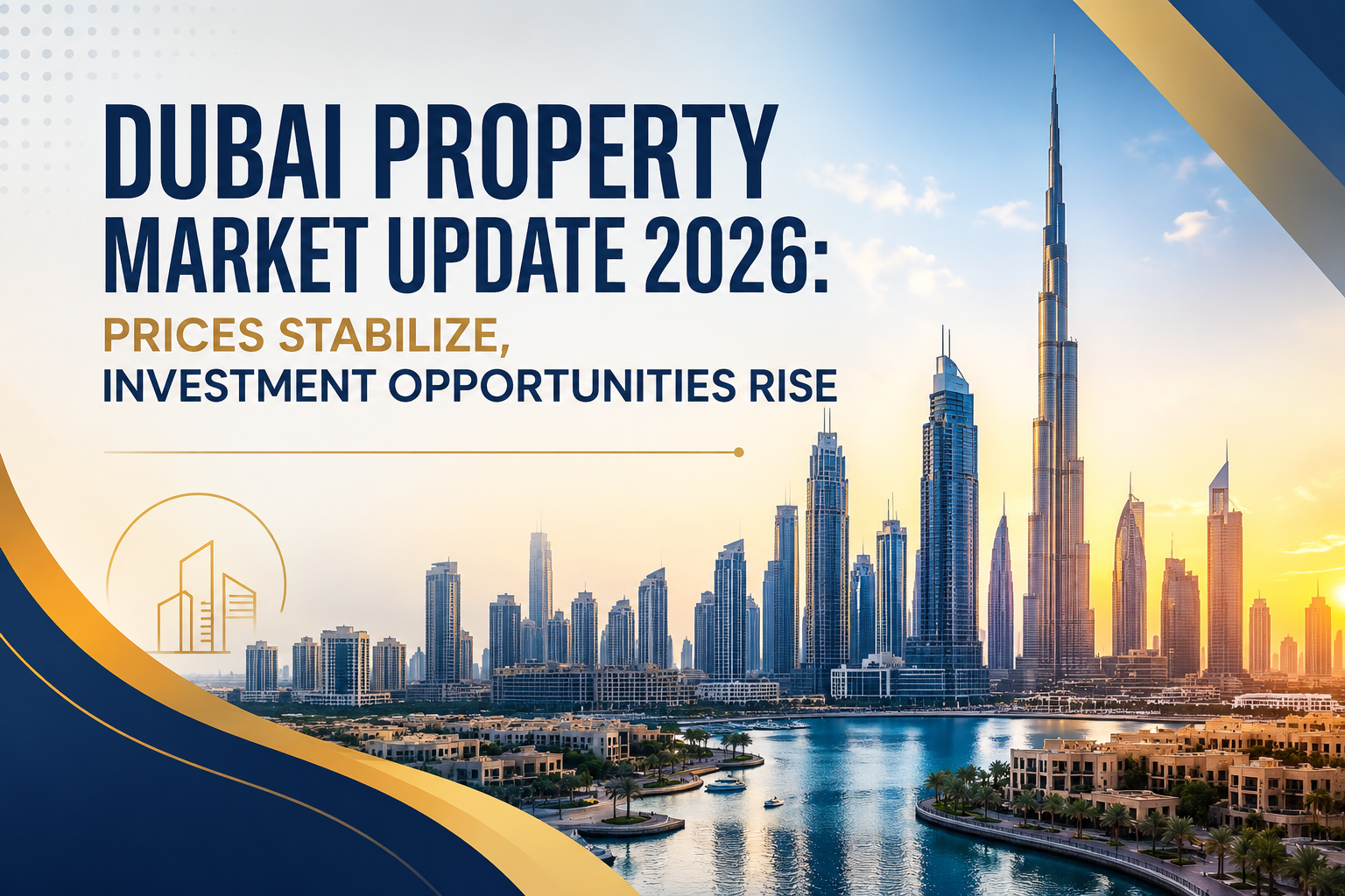 Dubai Property Market Update 2026: Prices Stabilize, Investment Opportunities Rise