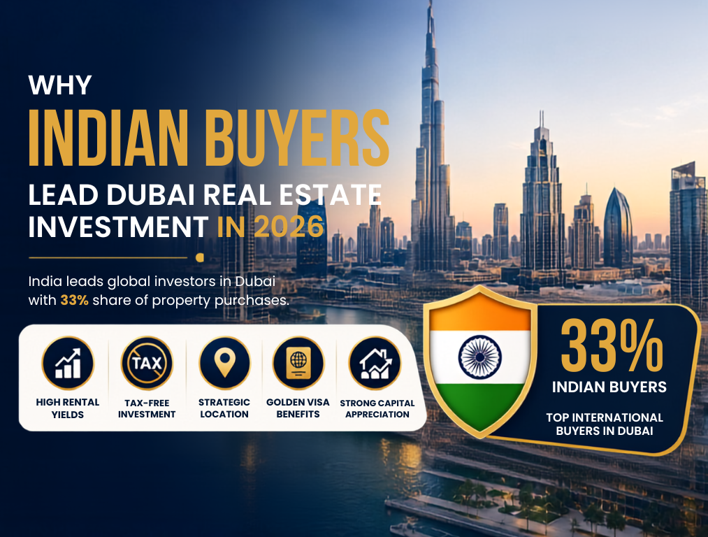 Why Indian Buyers Lead Dubai Real Estate Investment in 2026