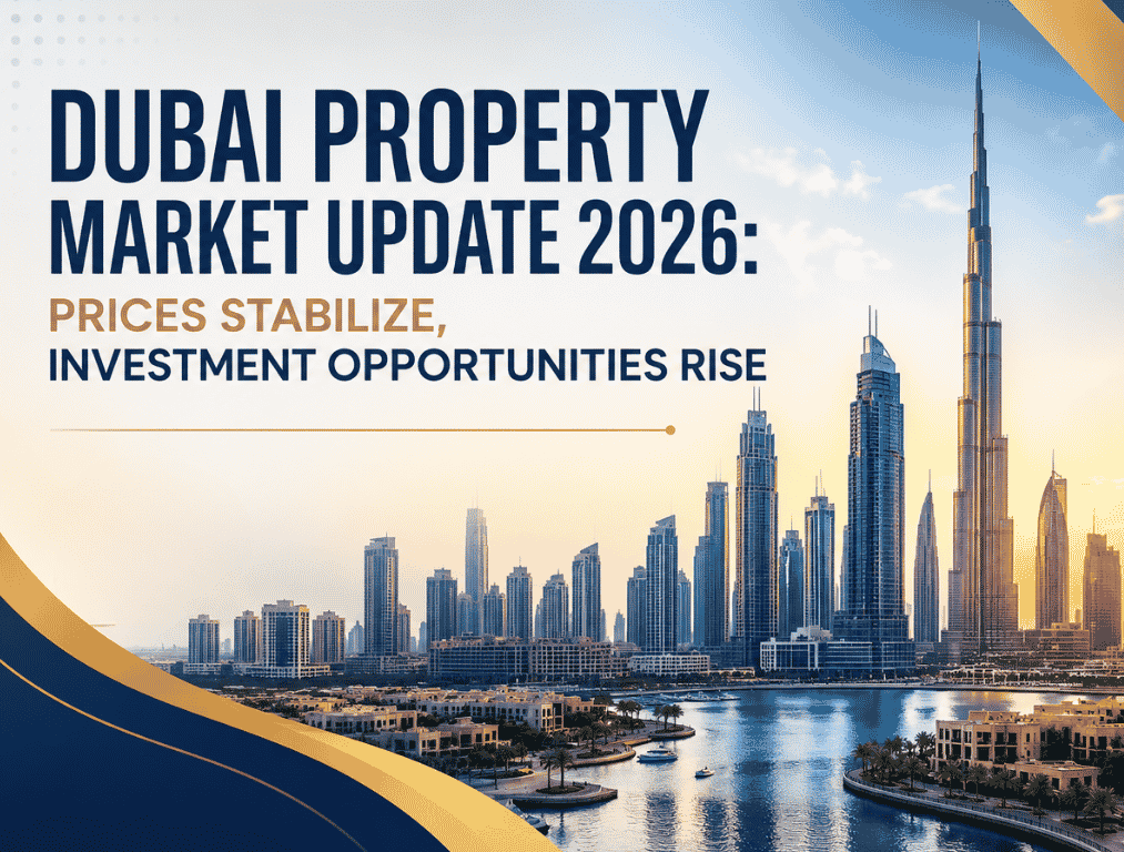 Dubai Property Market Update 2026: Prices Stabilize, Investment Opportunities Rise