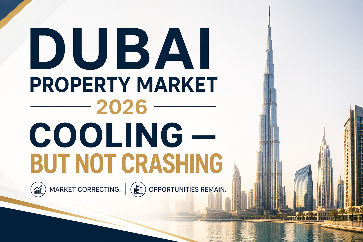Dubai Property Market 2026: The Market Is Cooling, But Prices Aren’t Crashing