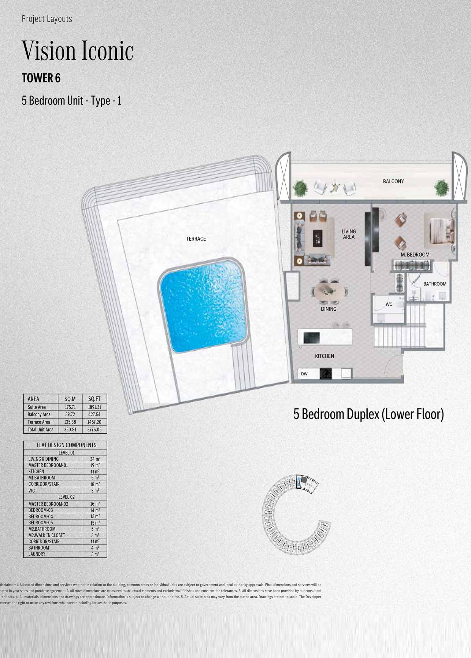 Binghatti Vision Iconic Floor Plan