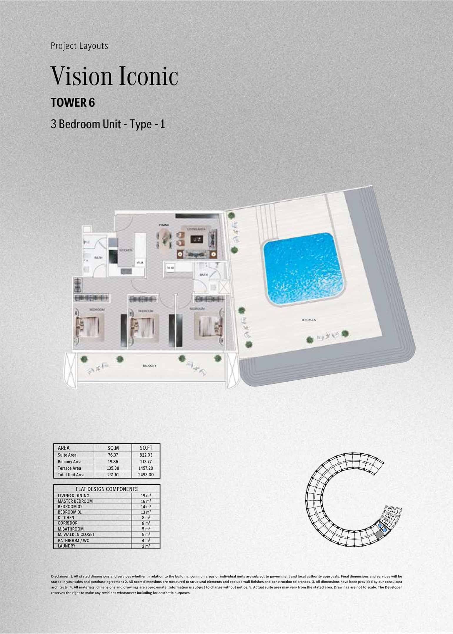 Binghatti Vision Iconic Floor Plan