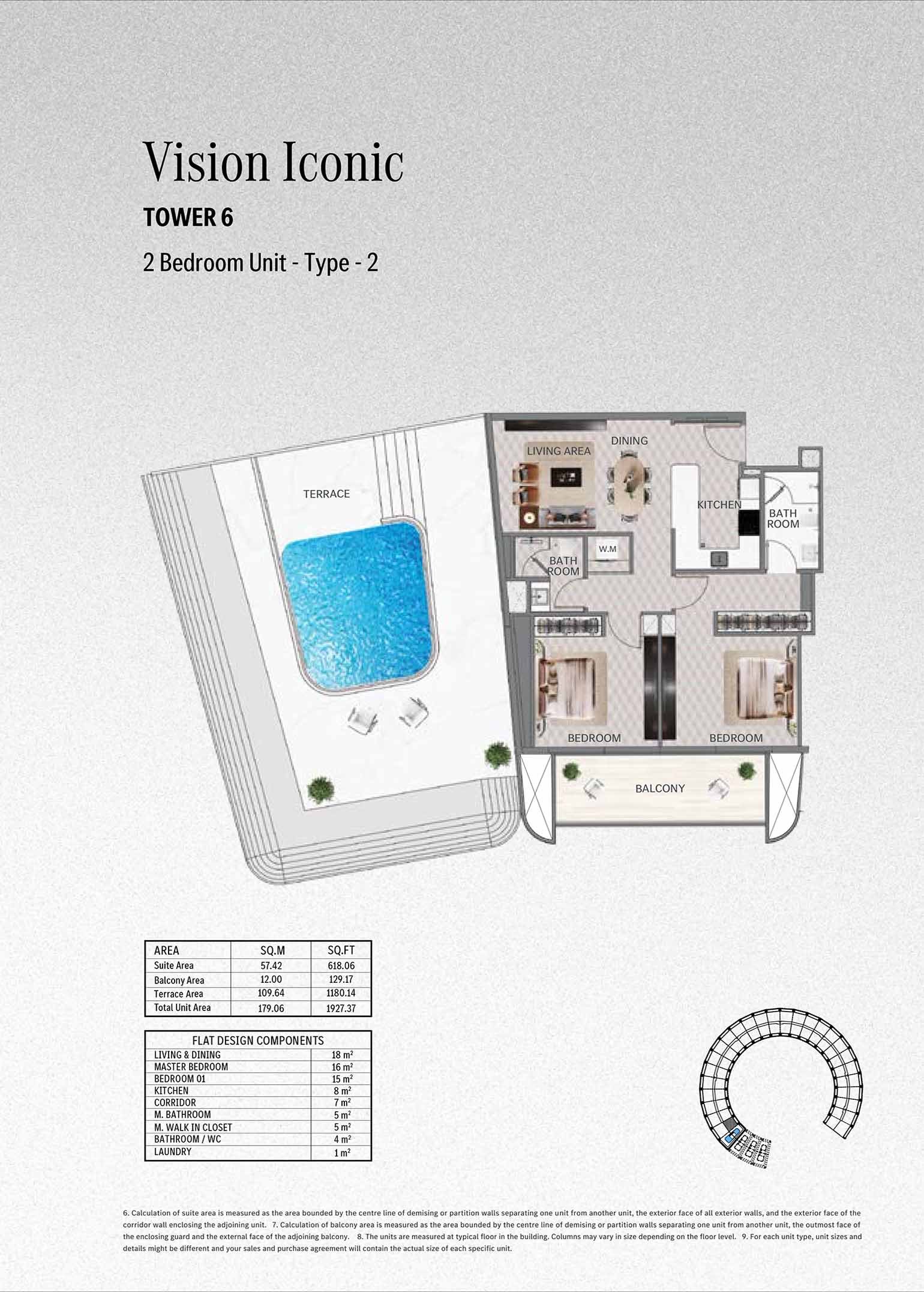 Binghatti Vision Iconic Floor Plan