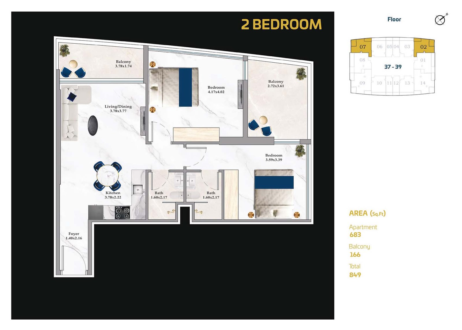 Aspirz by Danube Floor Plan