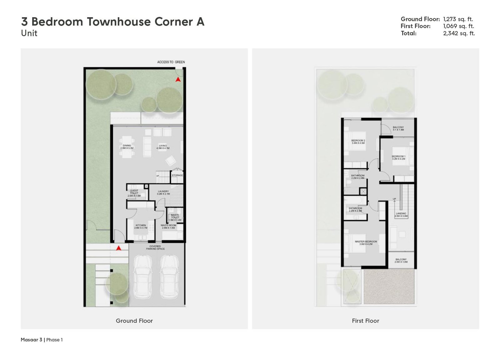 Lareen at Masaar 3 Floor Plan