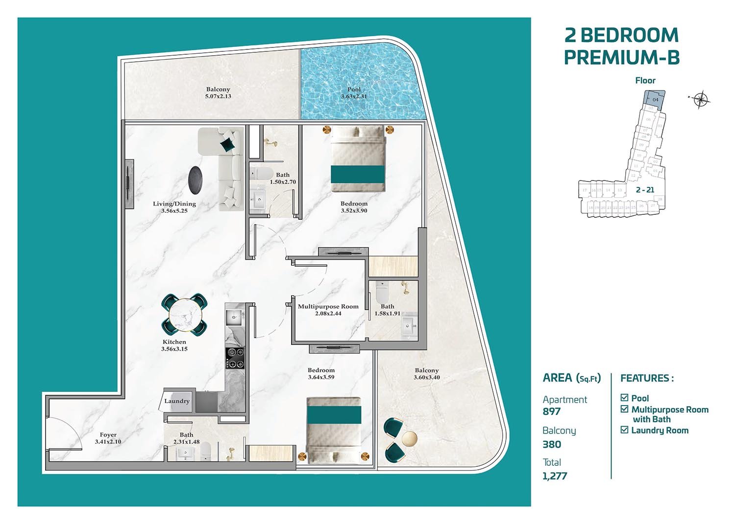 Breez by Danube Floor Plan