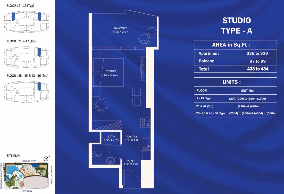 Fashionz by Danube Floor Plan