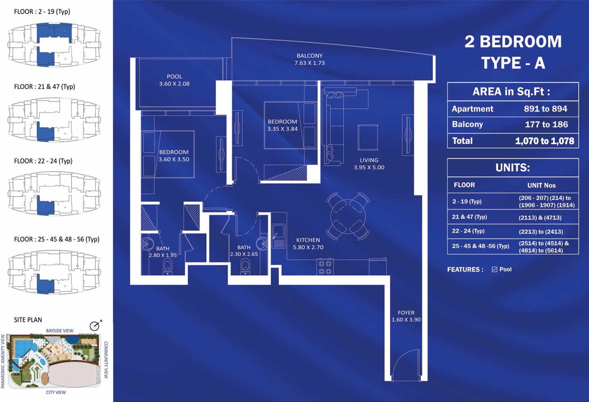 Fashionz by Danube Floor Plan