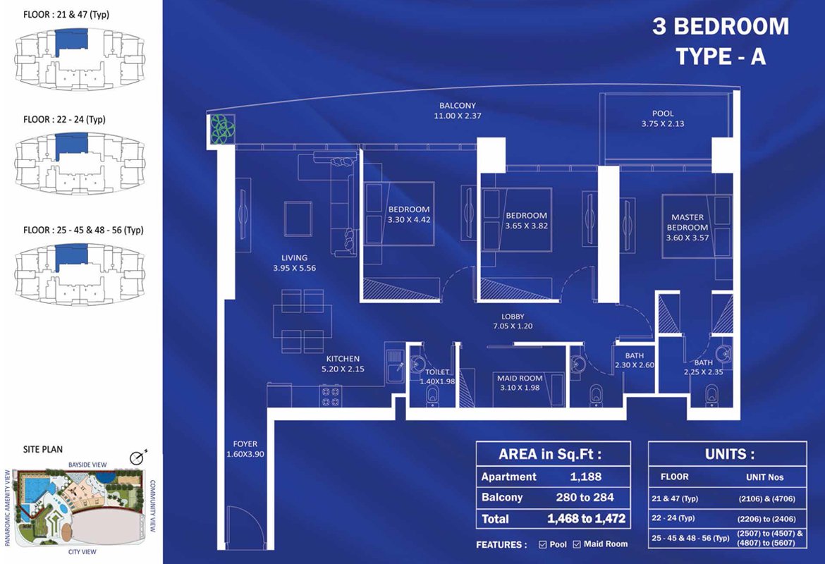 Fashionz by Danube Floor Plan