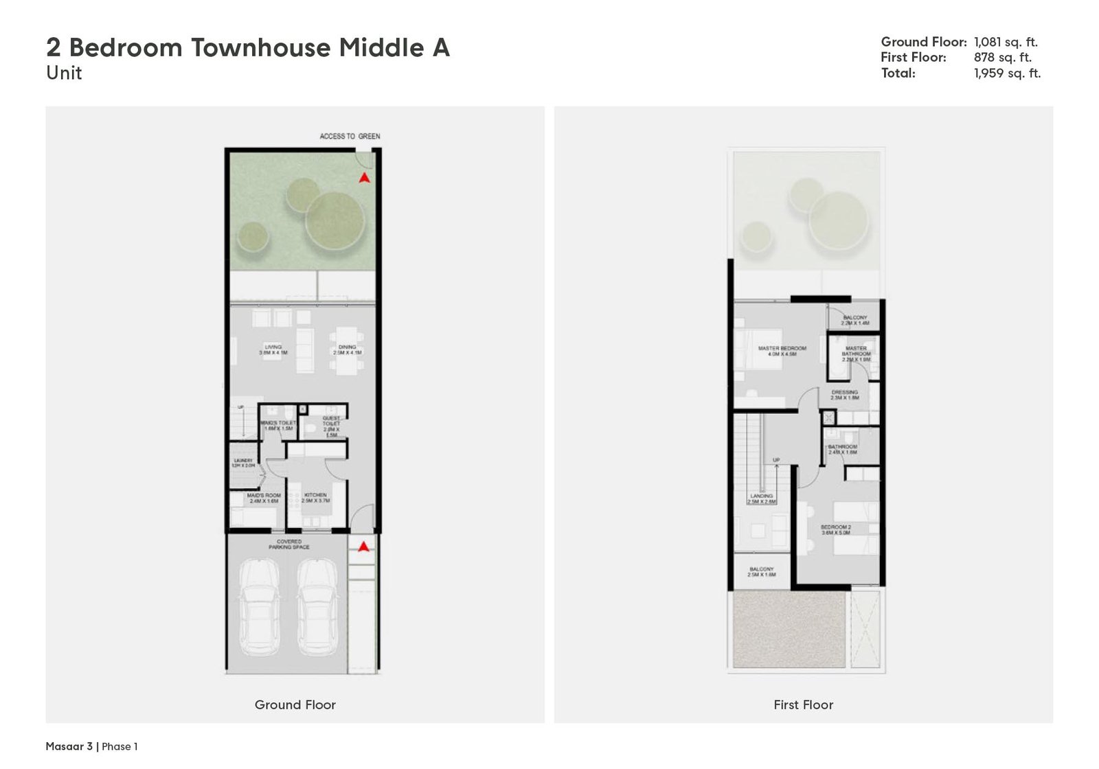 Dana at Masaar 3 Floor Plan