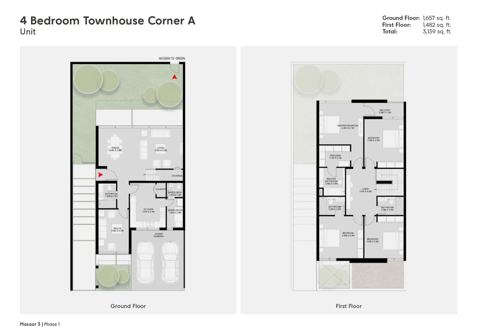 Dana at Masaar 3 Floor Plan