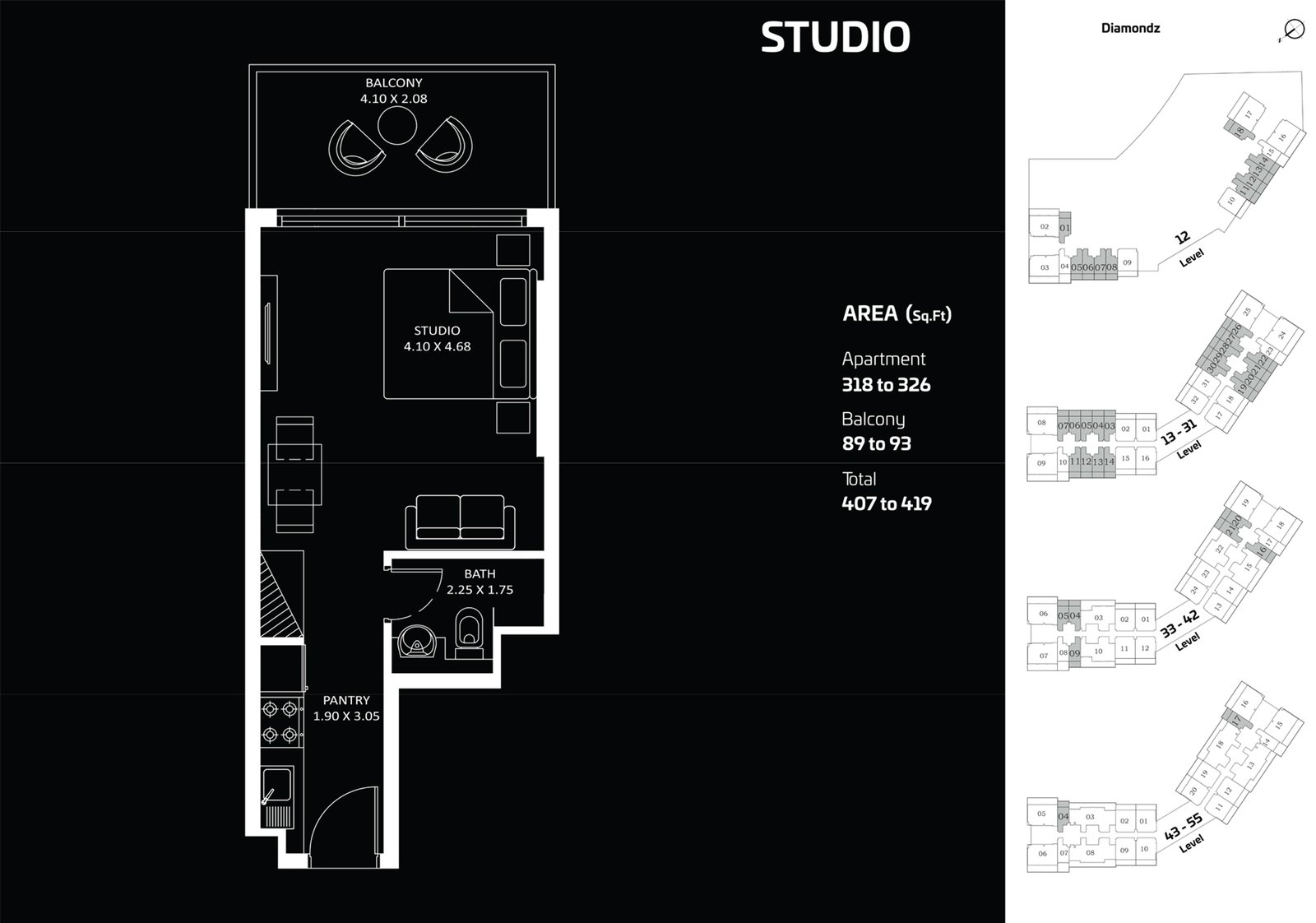 Diamondz by Danube Floor Plan