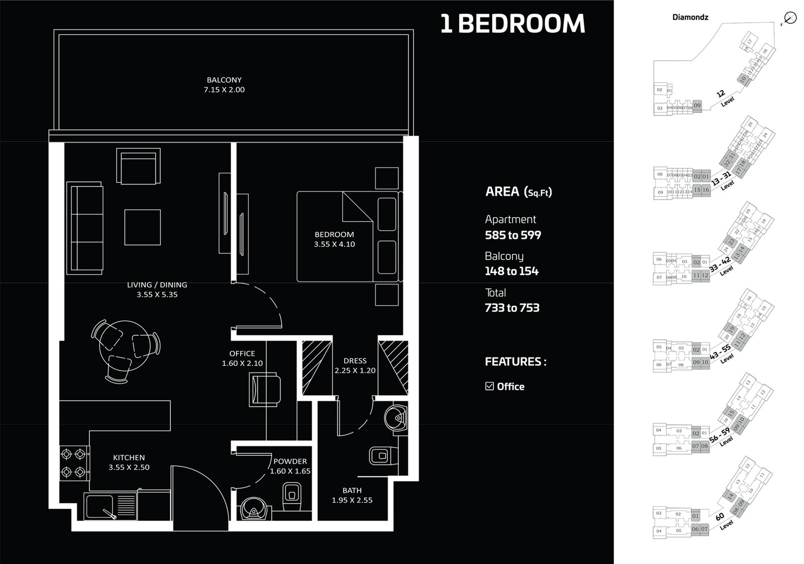 Diamondz by Danube Floor Plan
