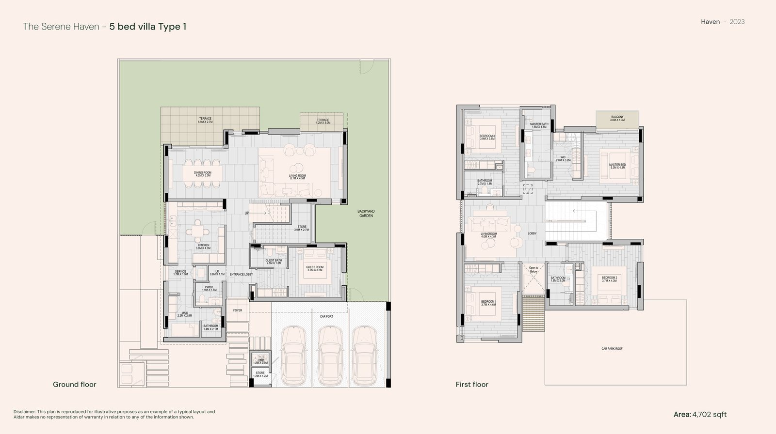 Aldar The Haven Floor Plan