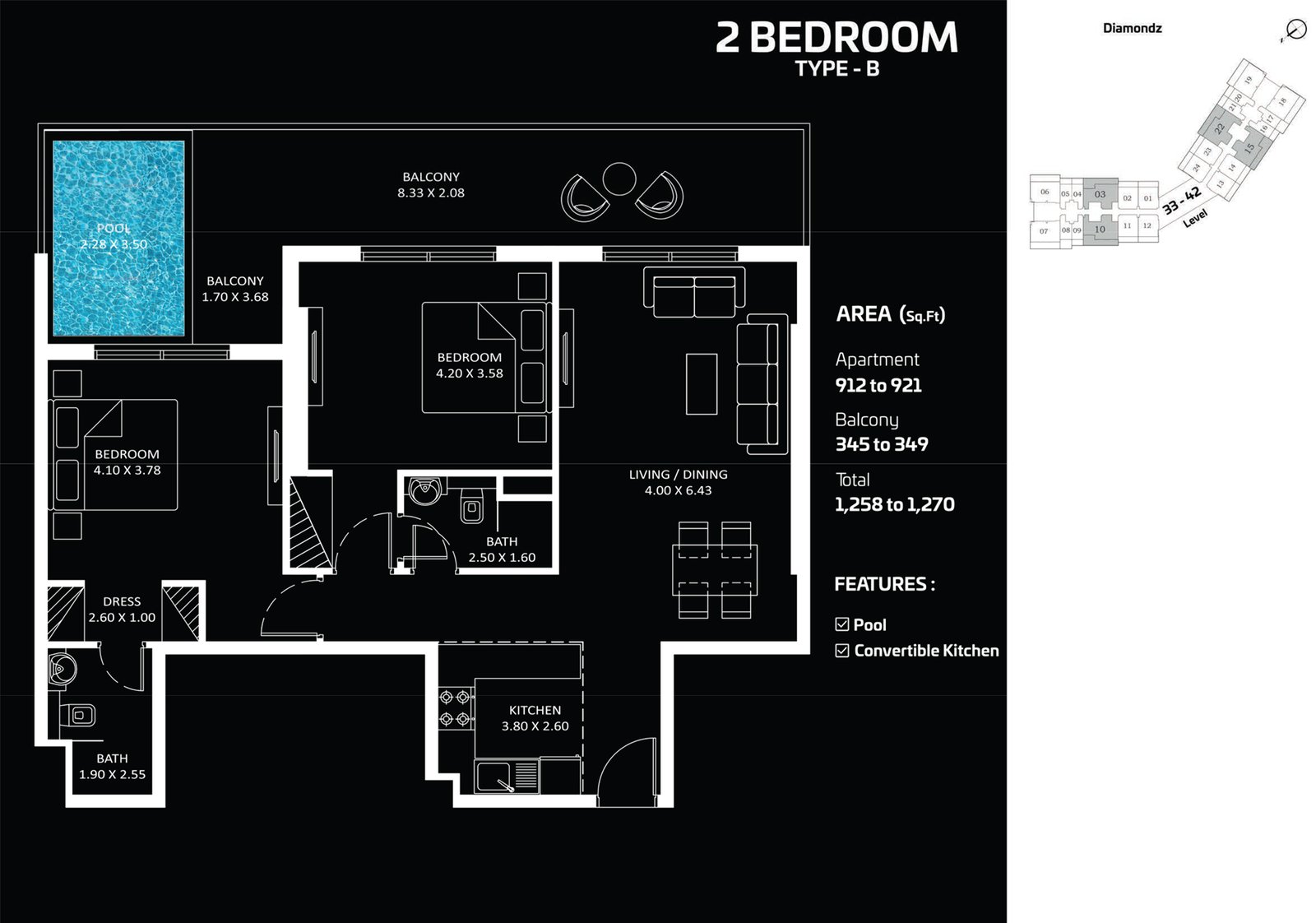 Diamondz by Danube Floor Plan