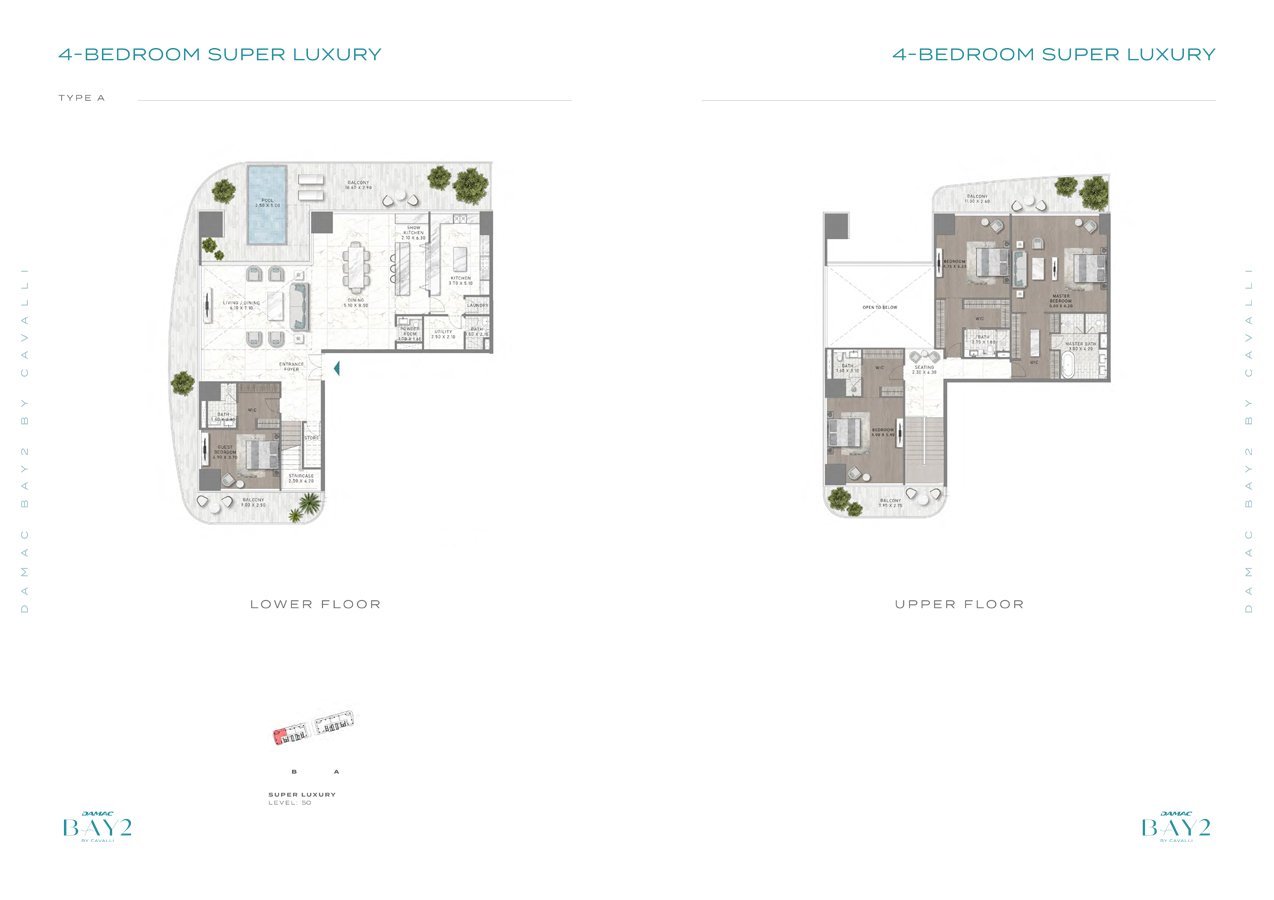 Damac Skycrest Collection Floor Plan