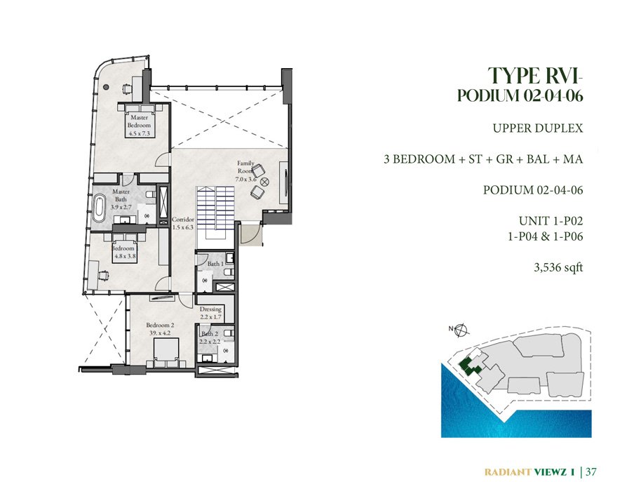 Radiant Viewz Floor Plan