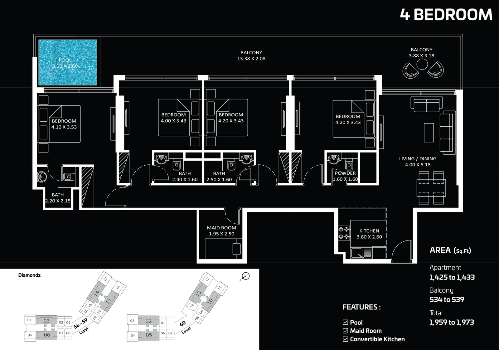 Diamondz by Danube Floor Plan
