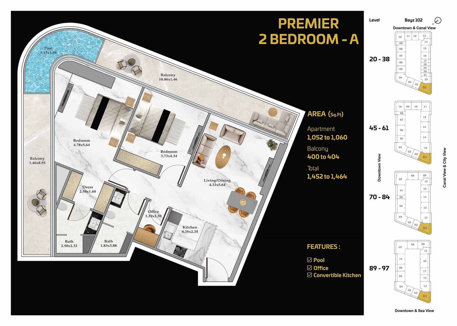 BAYZ 102 Floor Plan