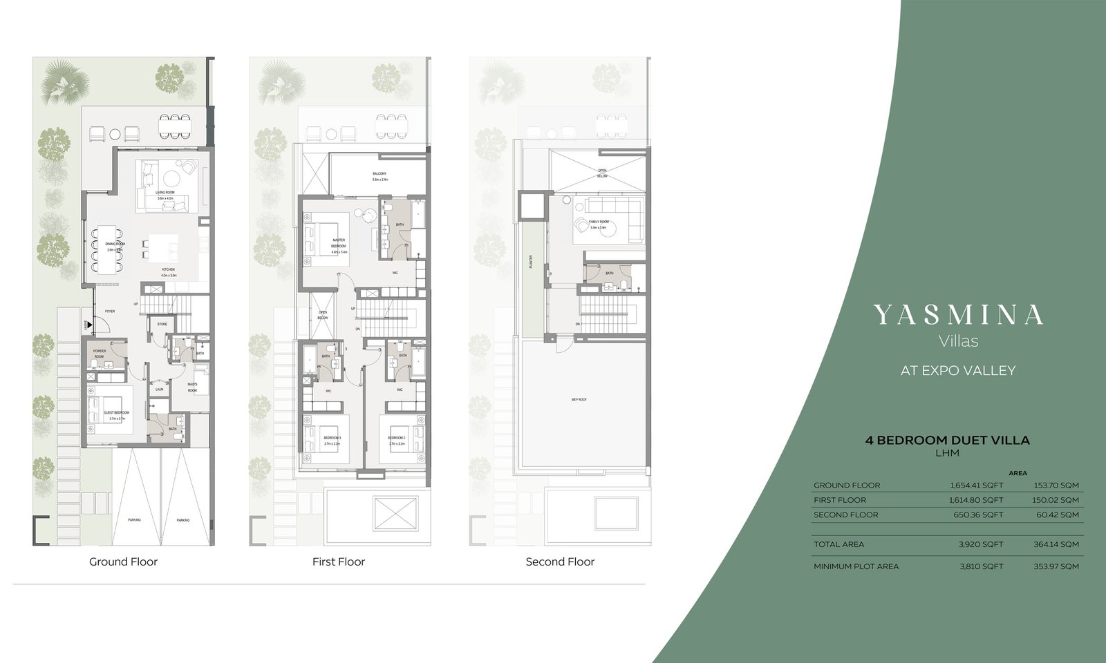 Yasmina Villas Floor Plan