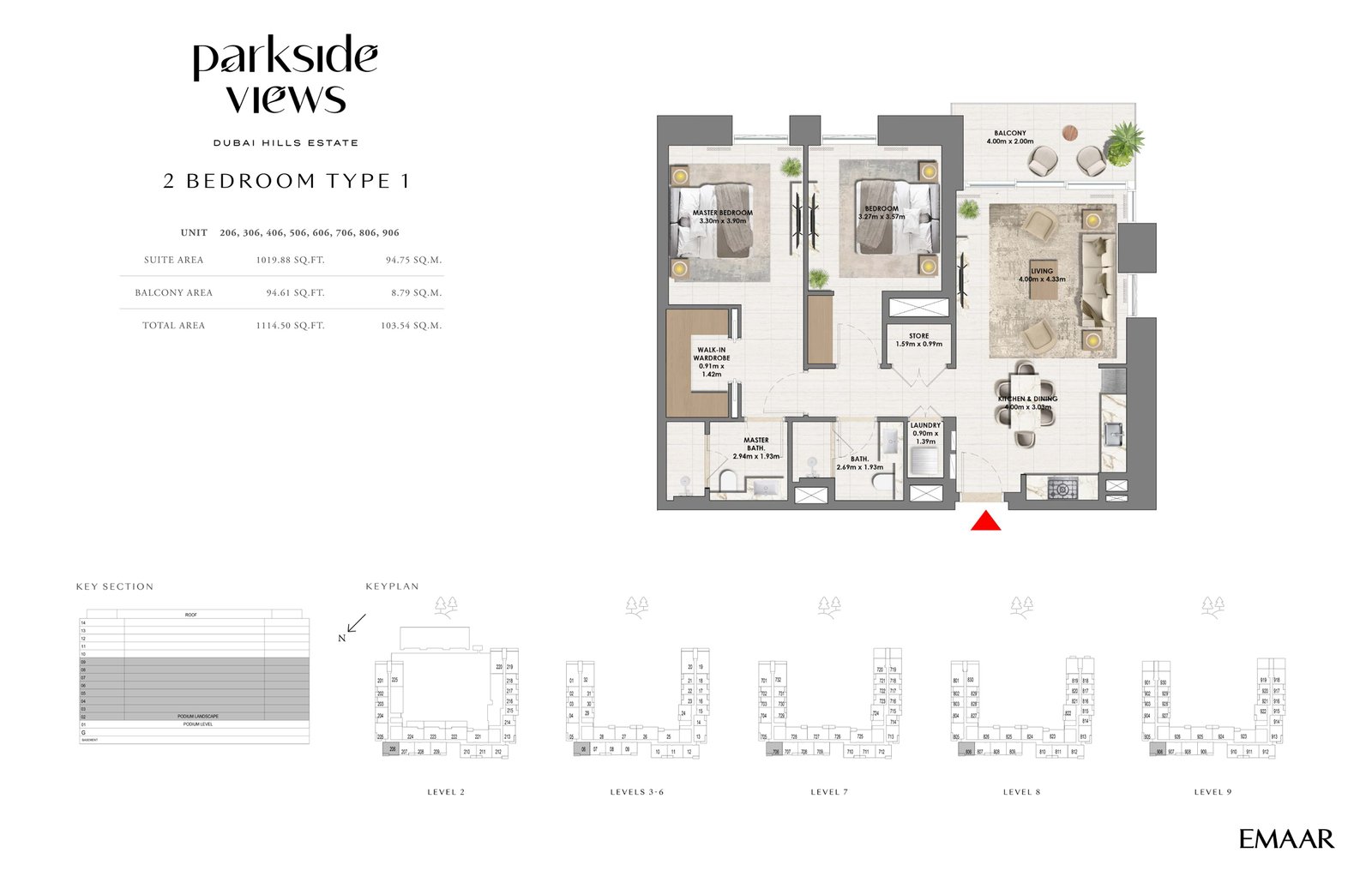Parkside Views Floor Plan