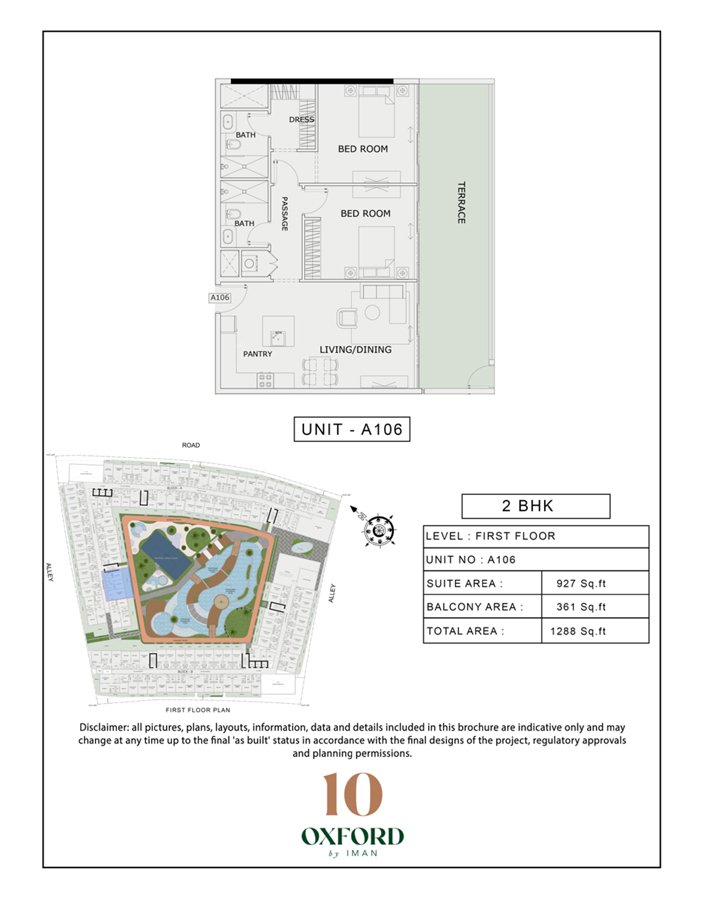 Iman 10 Oxford Floor Plan