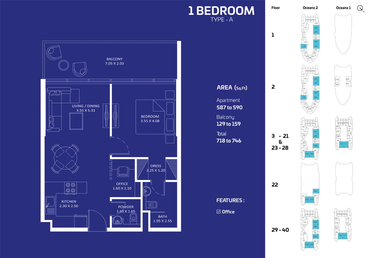 Oceanz Floor Plan
