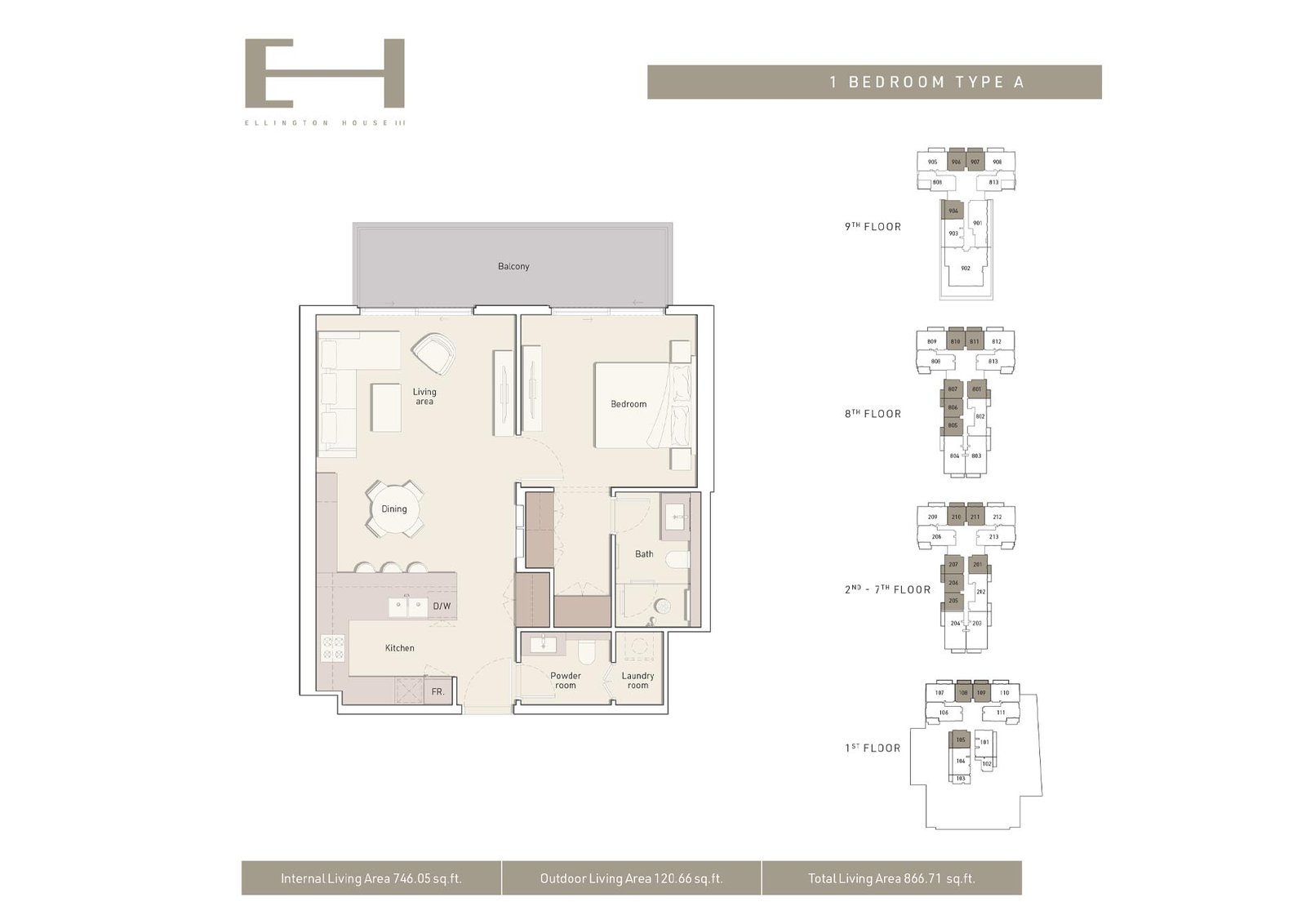 Ellington House 3 Floor Plan