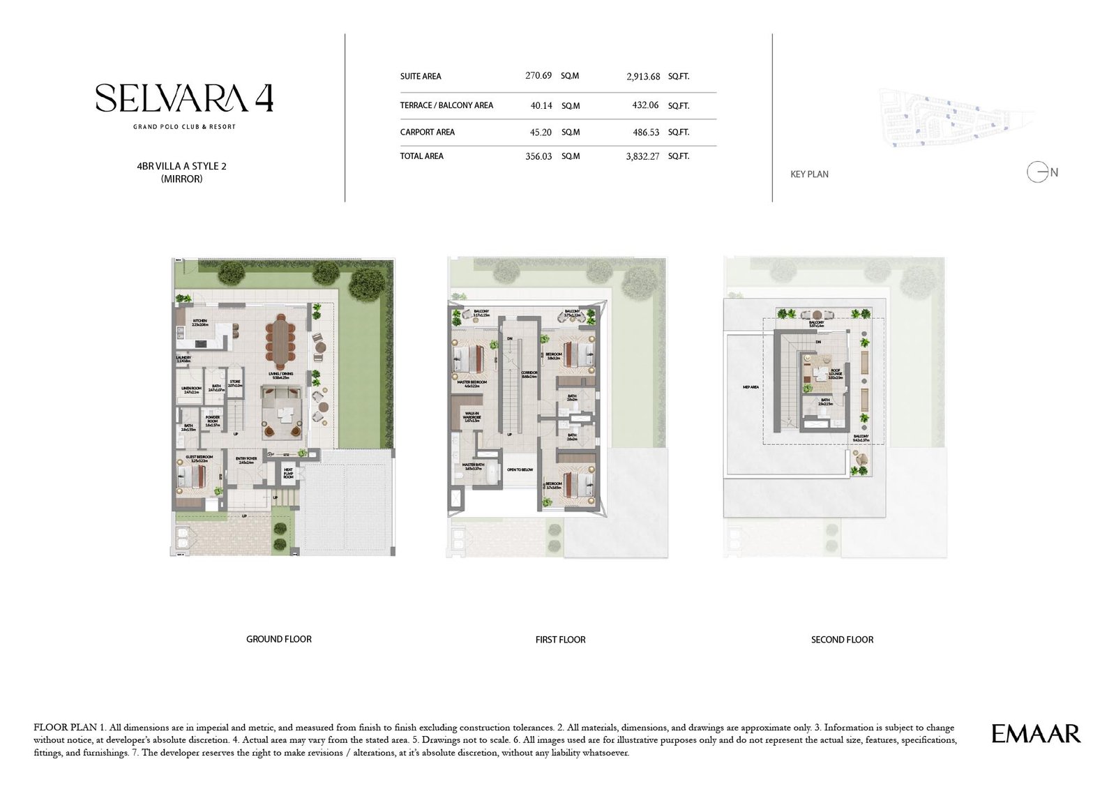 Selvara 4 at Grand Polo Club Floor Plan