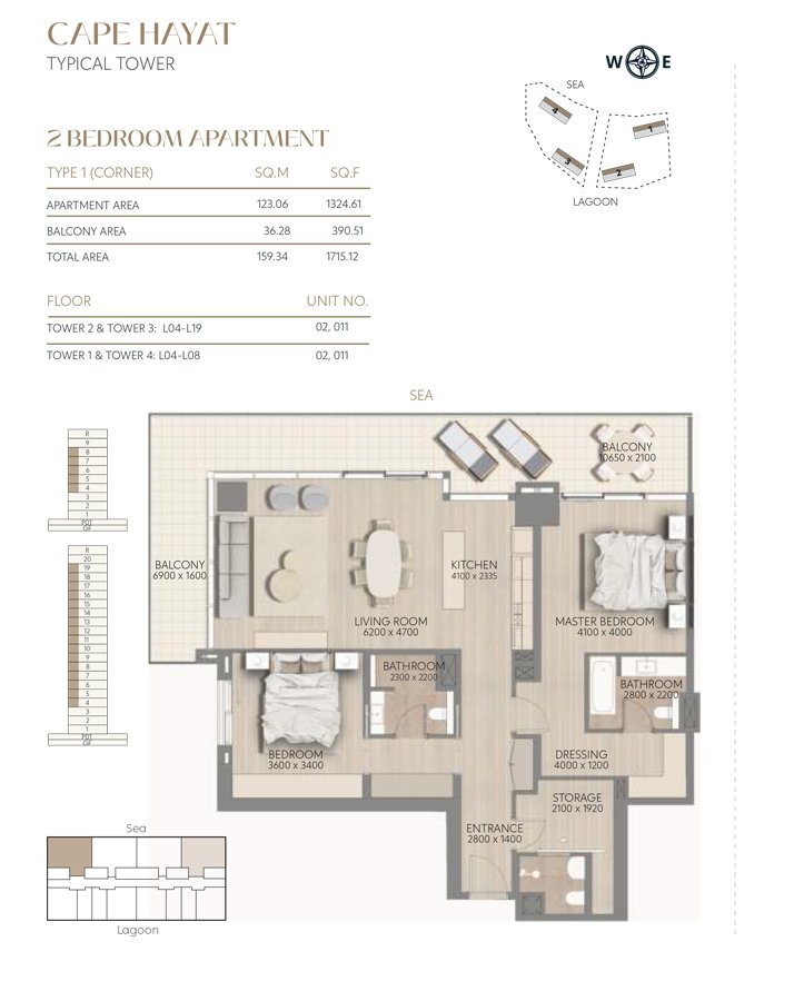 Cape Hayat Floor Plan