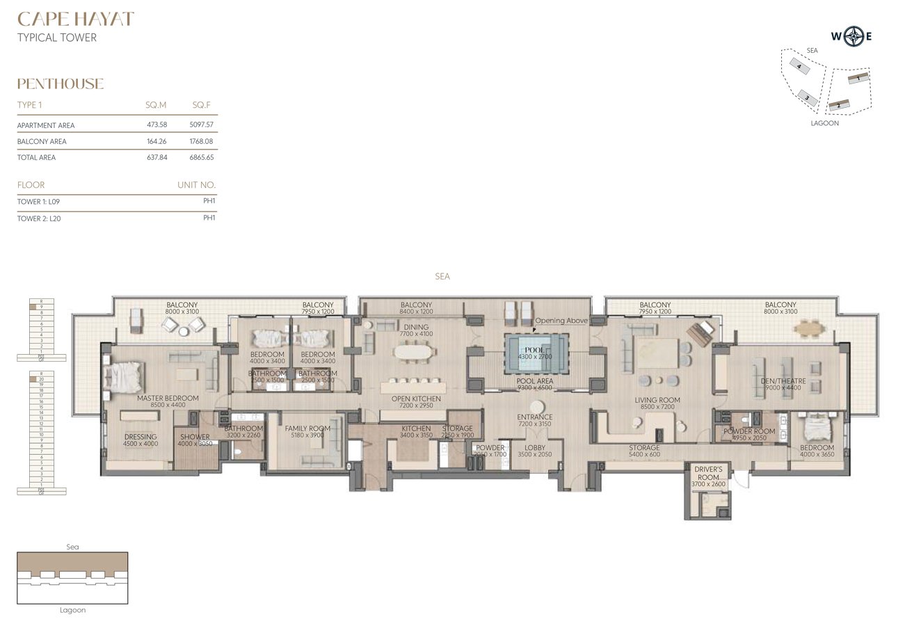 Cape Hayat Floor Plan