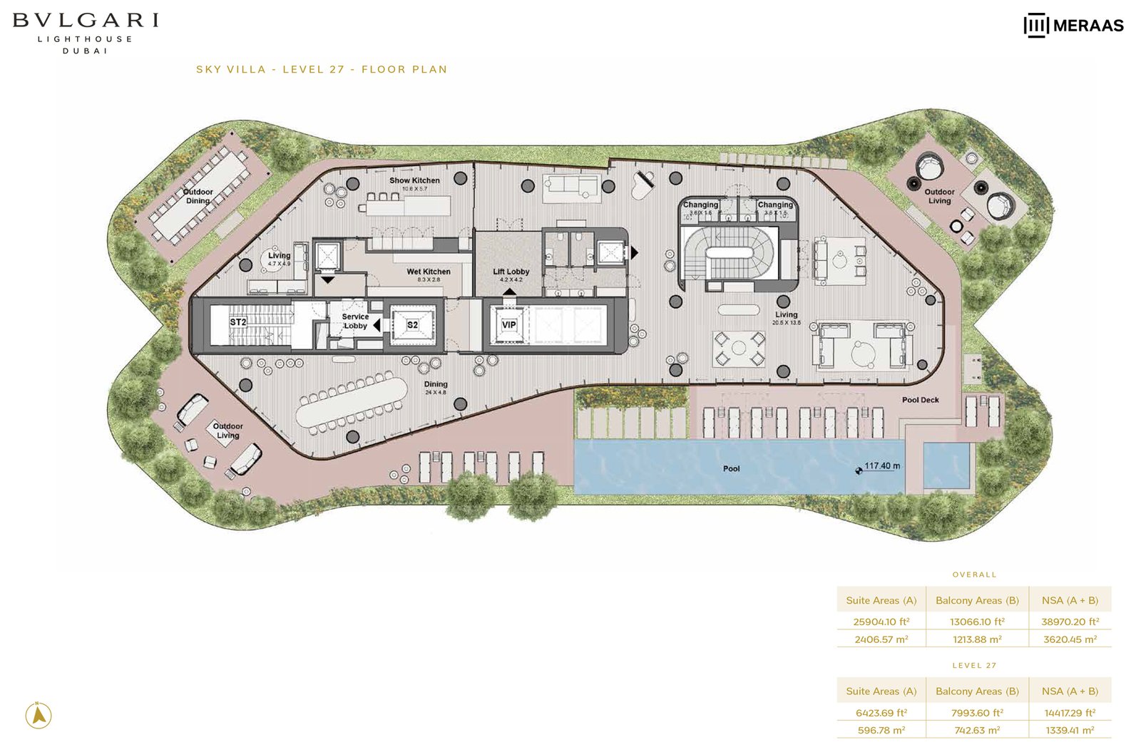 Bvlgari Lighthouse Floor Plan