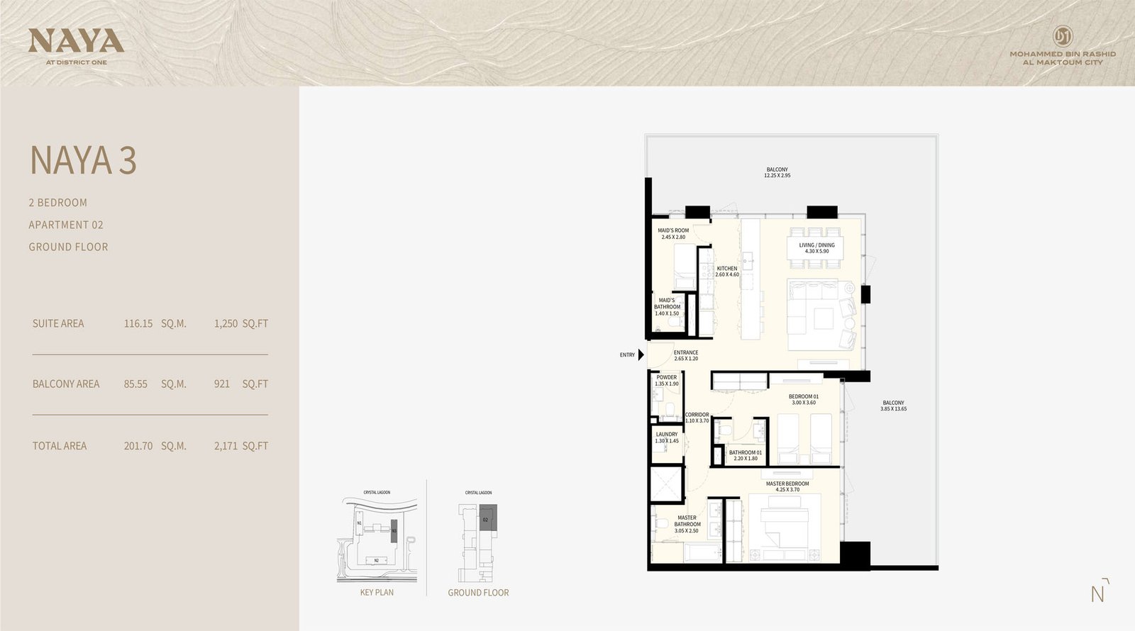 Naya at District One Floor Plan
