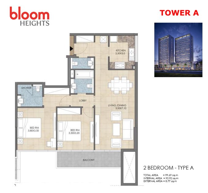 Bloom Heights Floor Plan