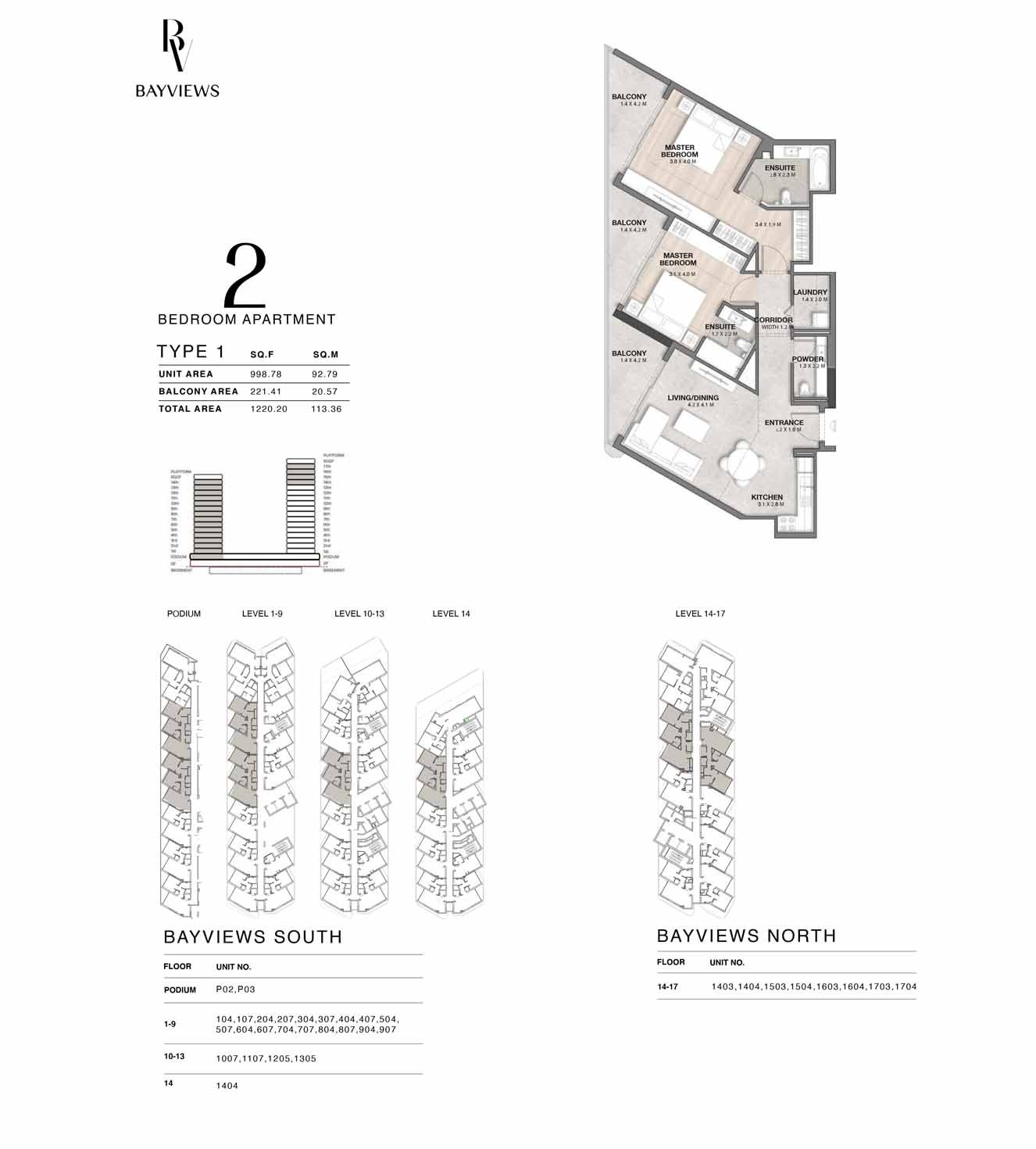 Bayviews by Rak Floor Plan