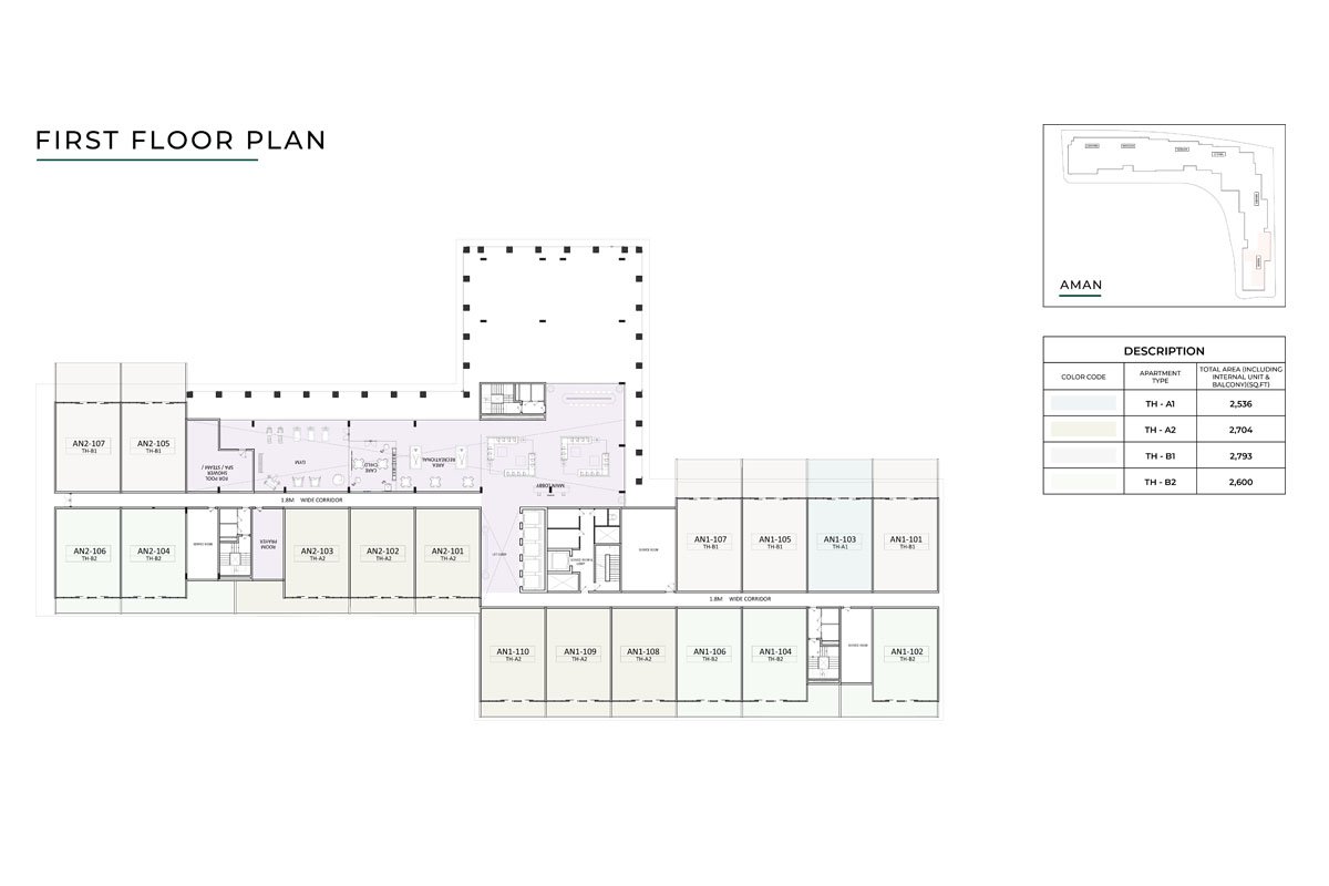 Aman at Reem Hills Apartment Floor Plan