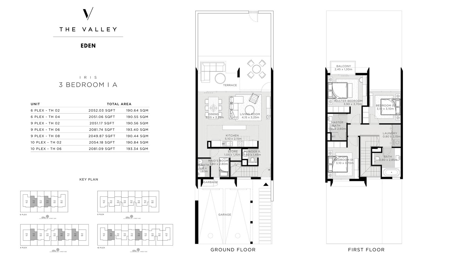 The Valley by Emaar Floor Plan