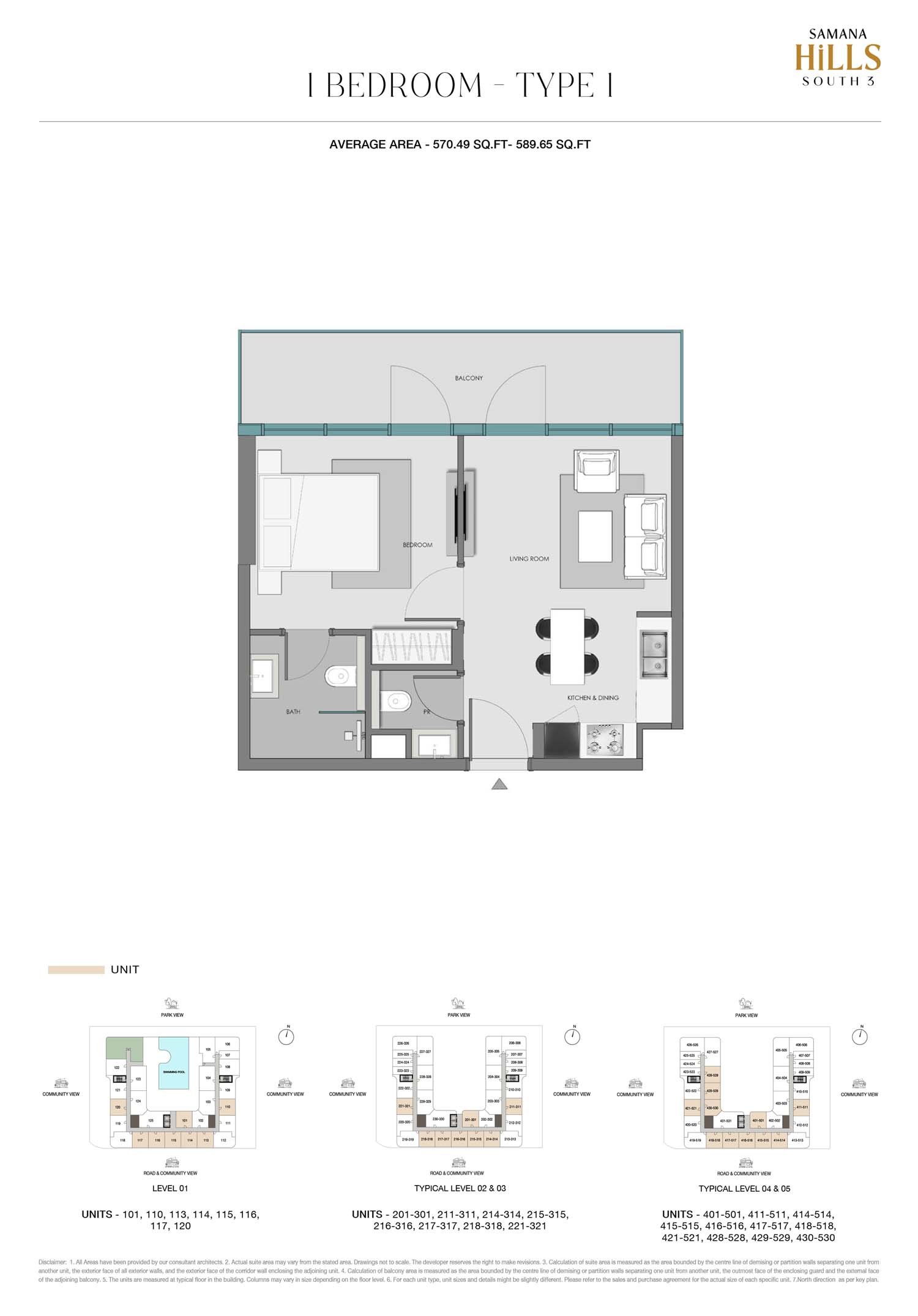 Samana Hills South 3 Floor Plan