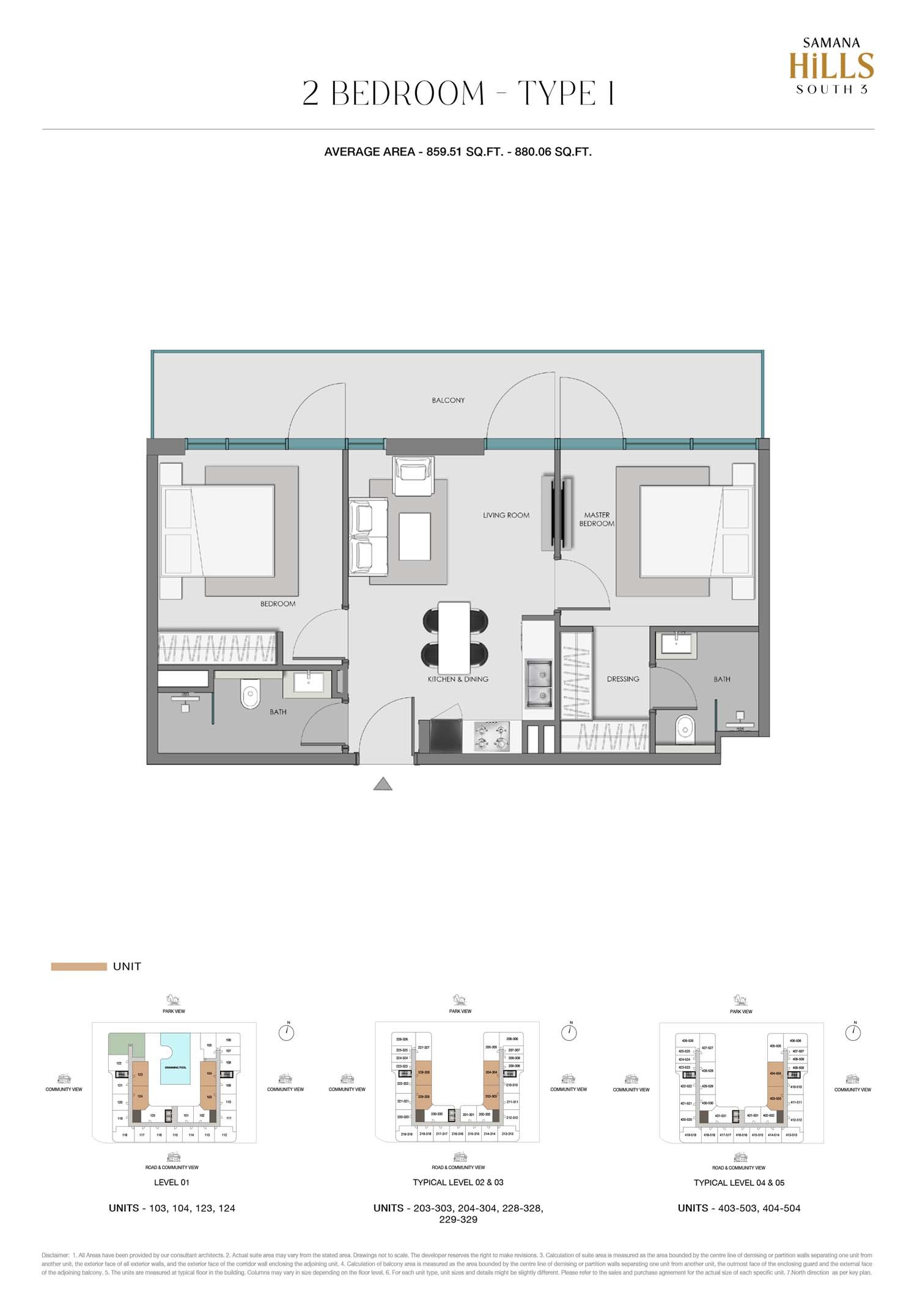 Samana Hills South 3 Floor Plan