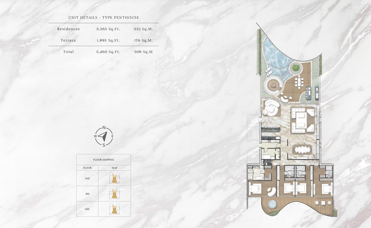 AHS One Crescent Floor Plan