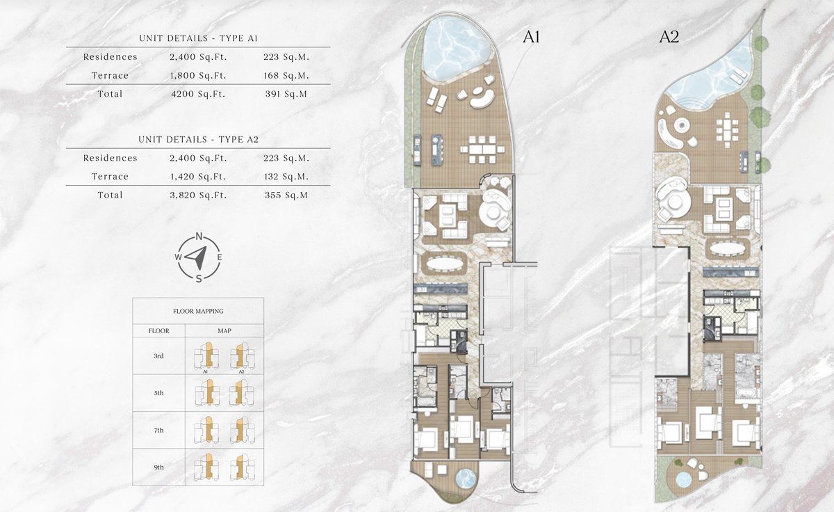 AHS One Crescent Floor Plan