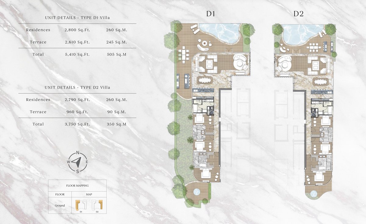AHS One Crescent Floor Plan