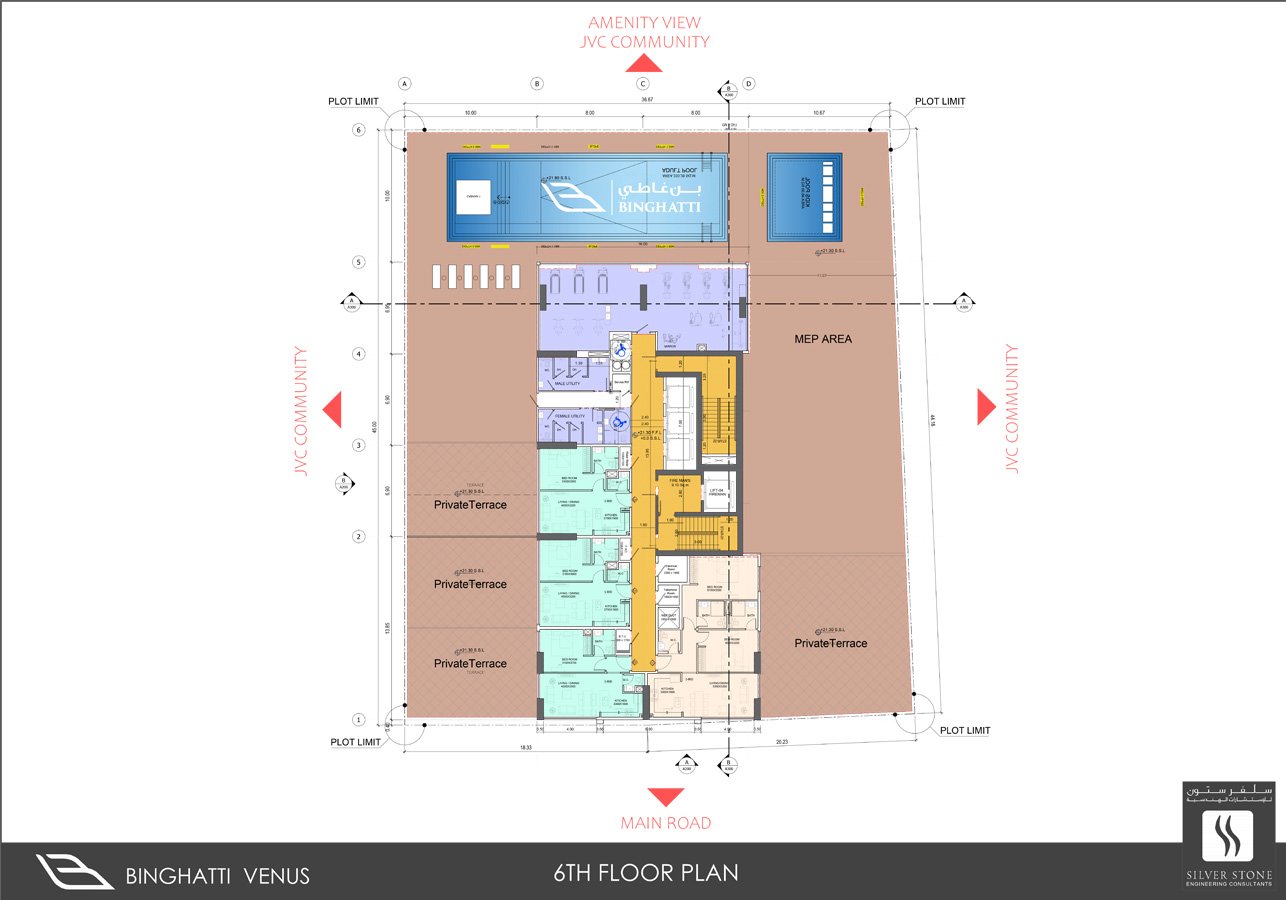 Binghatti Venus Floor Plan