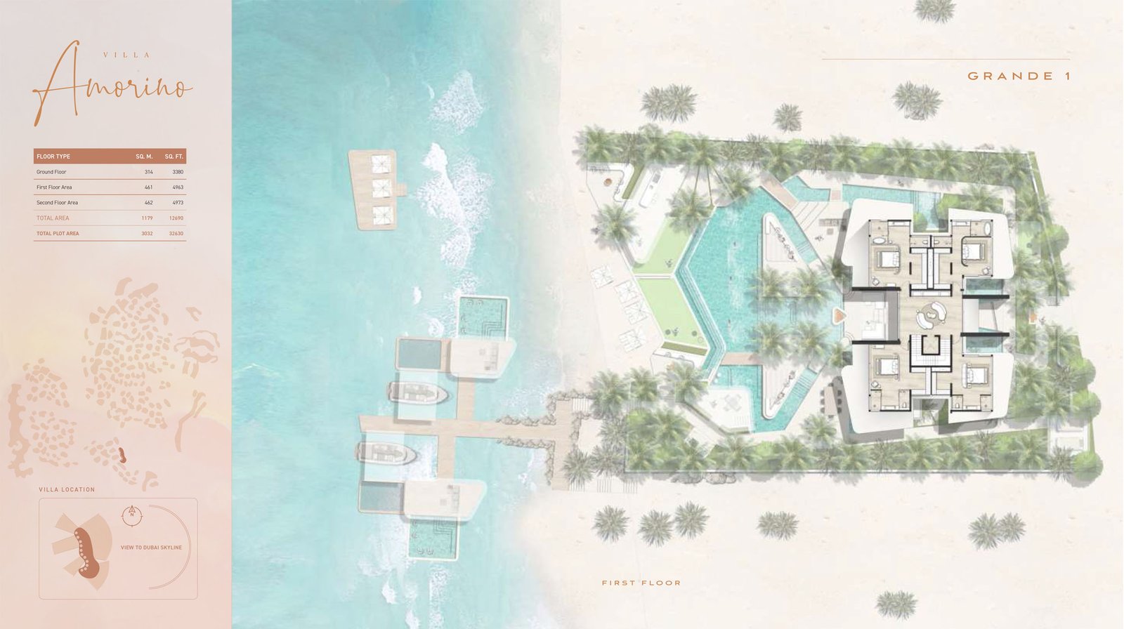 Amali Island Villas Floor Plan