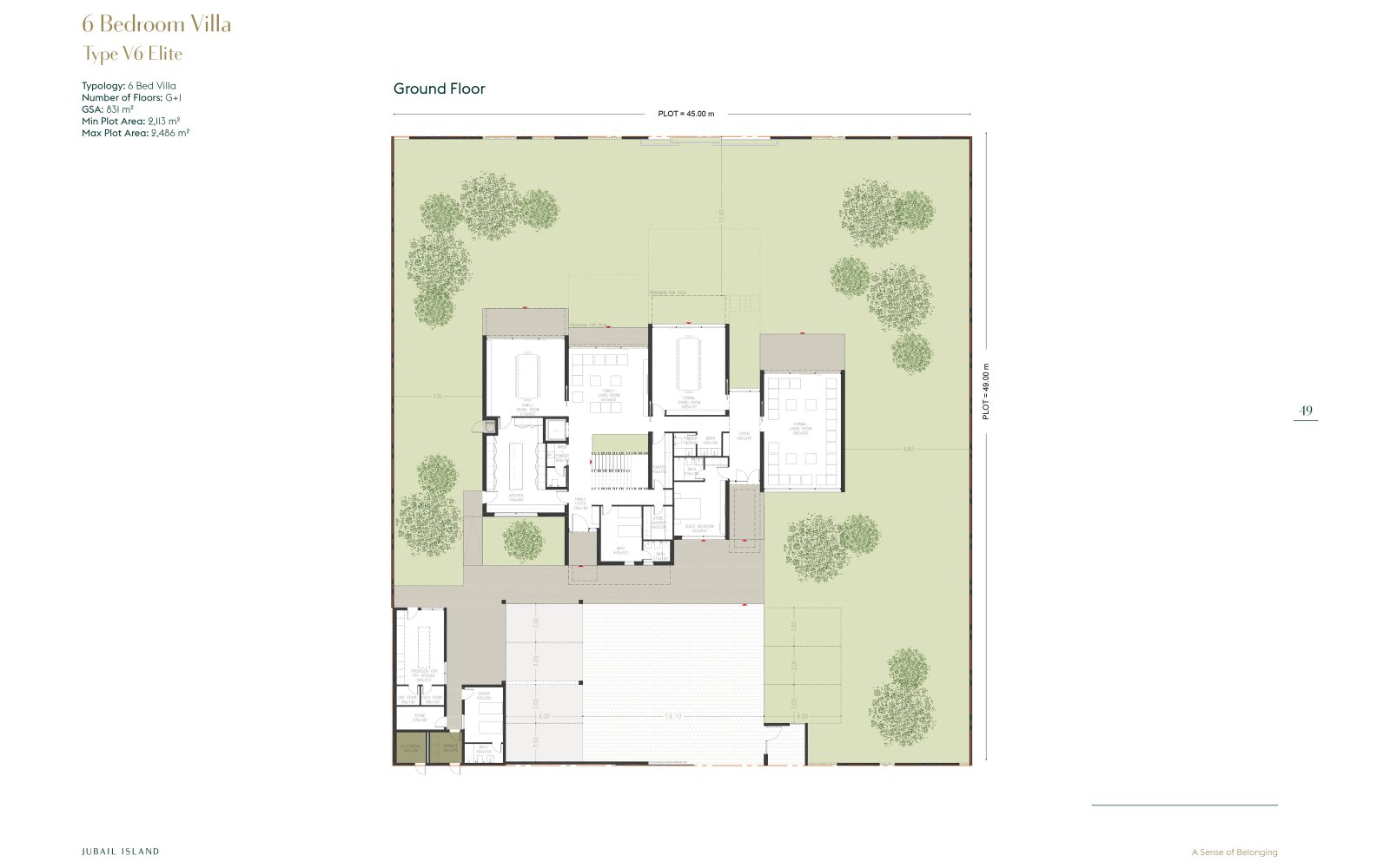 Jubail Residences Floor Plan