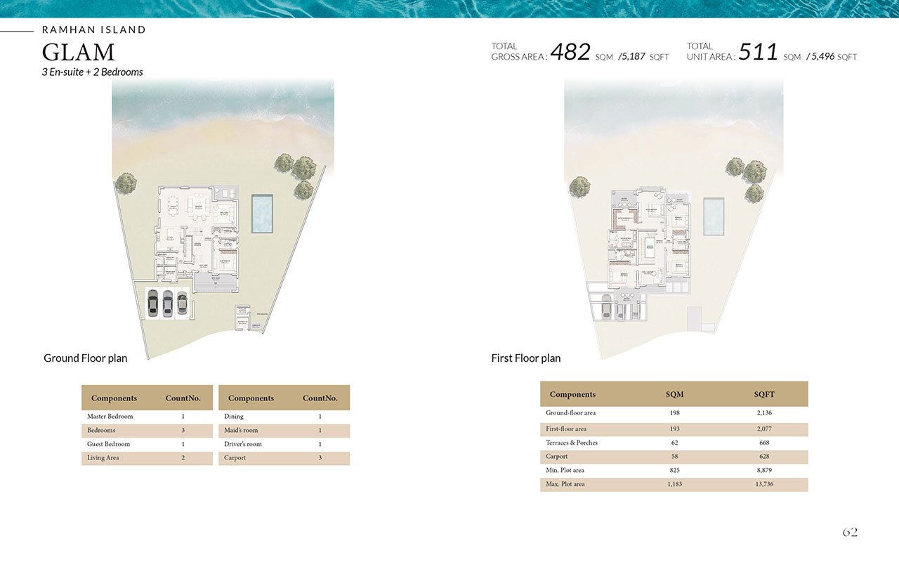 Ramhan Island Villas Floor Plan
