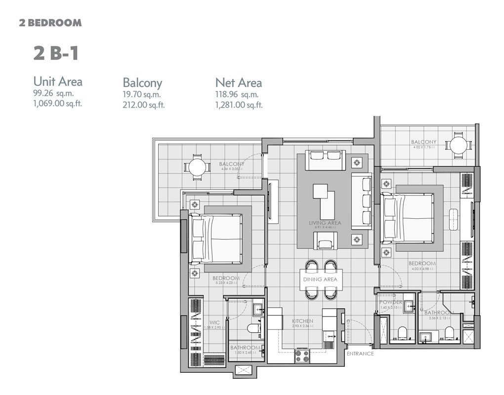 MAG City Meydan Floor Plan