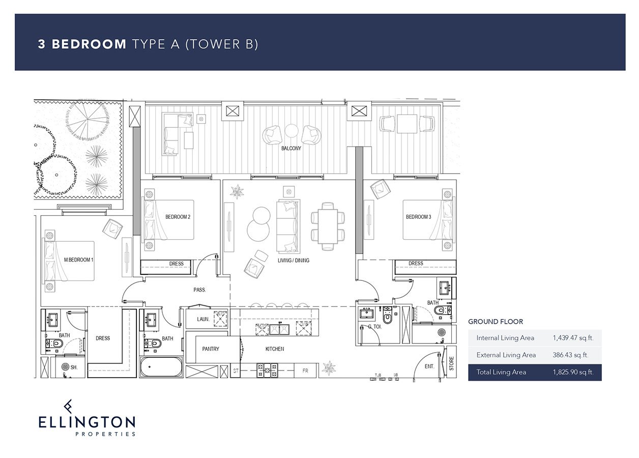 Ellington Kensington Waters Floor Plan