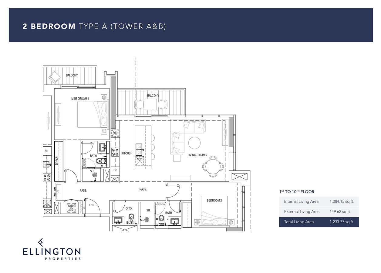 Ellington Kensington Waters Floor Plan
