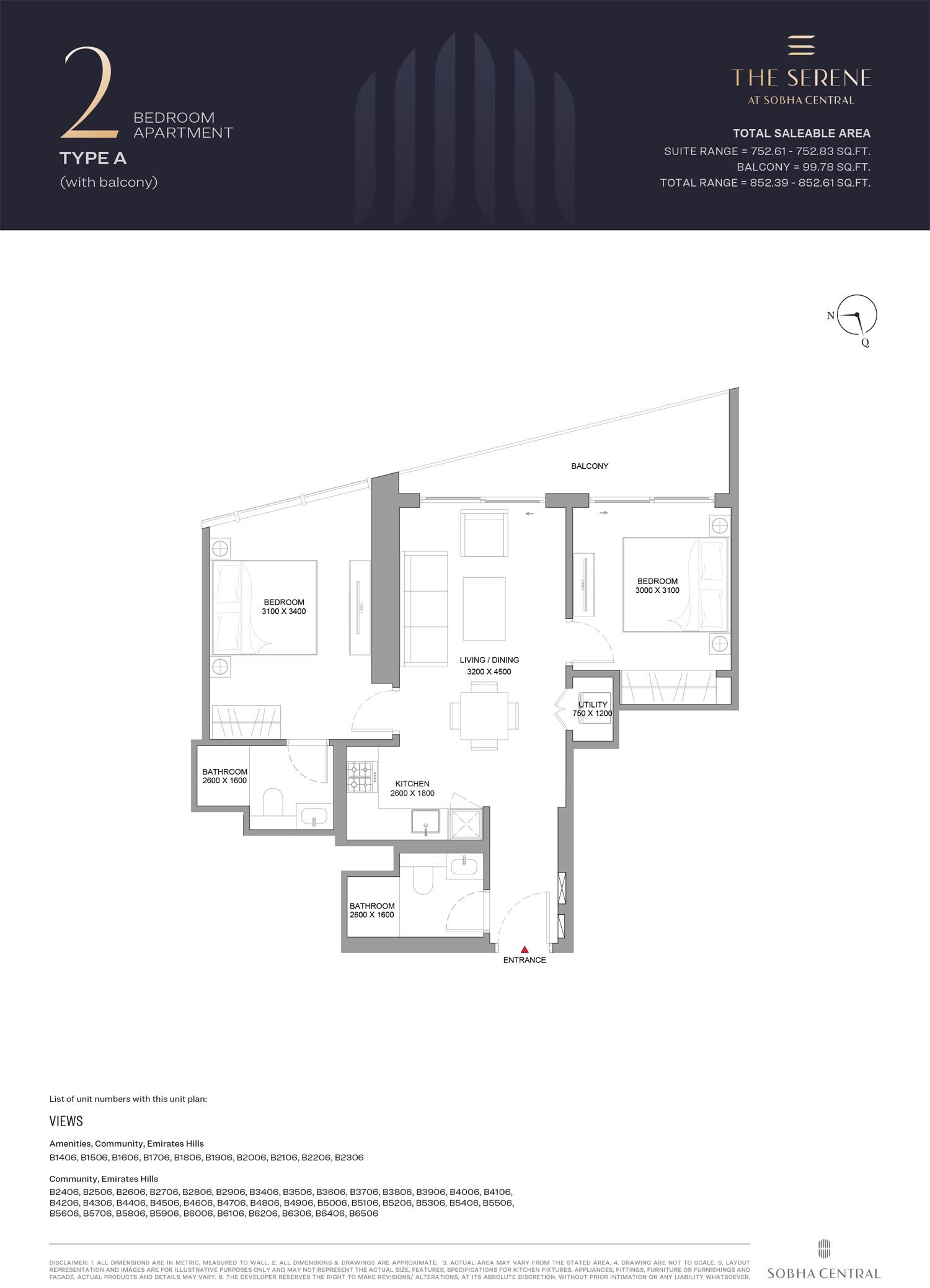 The Serene Floor Plan